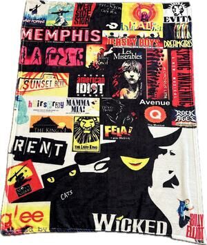 Broadway Musical Fleece Blanket
